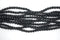 Black Lava Gemstone Beads, 6mm, Round